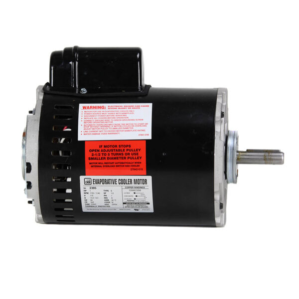 1HP Evaporative Cooler Motor, 2 Speed, 230V